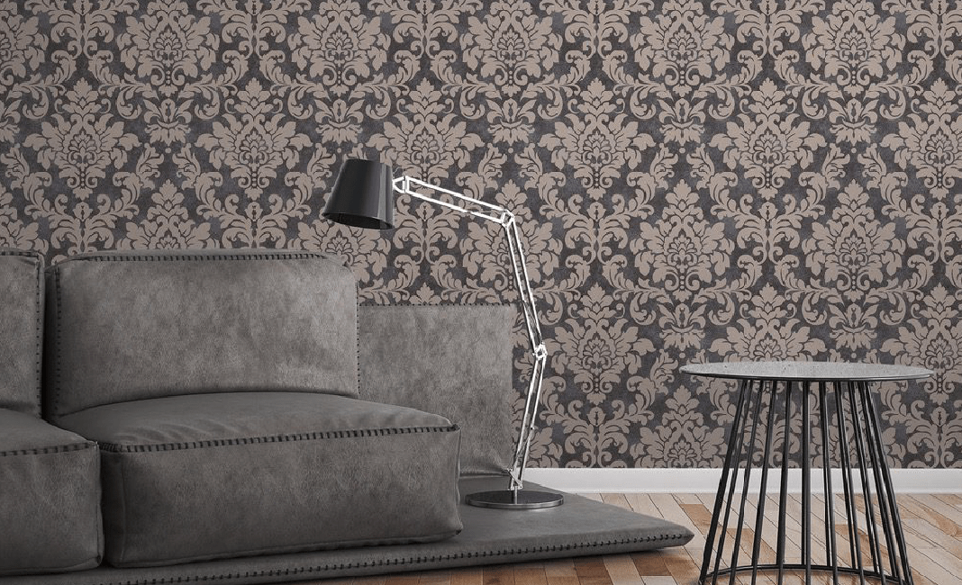 Giấy Dán Tường 3D Hoa Văn Nổi Cao Cấp 2060-4