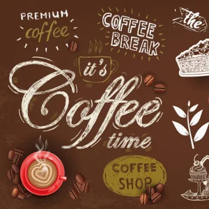 Tranh Dán Tường coffee