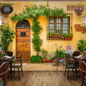 tranh 3d dán tường phòng khách