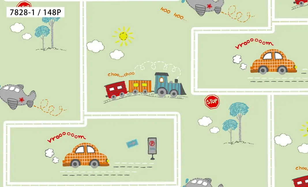 Giấy Dán Tường Trẻ Em - Phòng Cho Bé 7828-1/148P